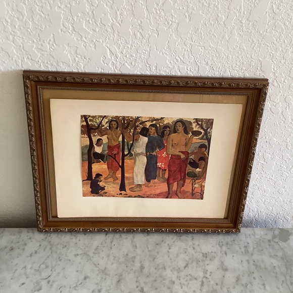 Nava Nava Mahana (Sun Magic) by Paul Gaugin Color Plate Albert Skira Collection - Picture 7 of 7